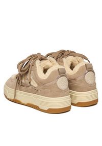 Steve Madden Sneakersy Boomer-F SM11003865 Beżowy. Kolor: beżowy. Materiał: skóra, zamsz #3