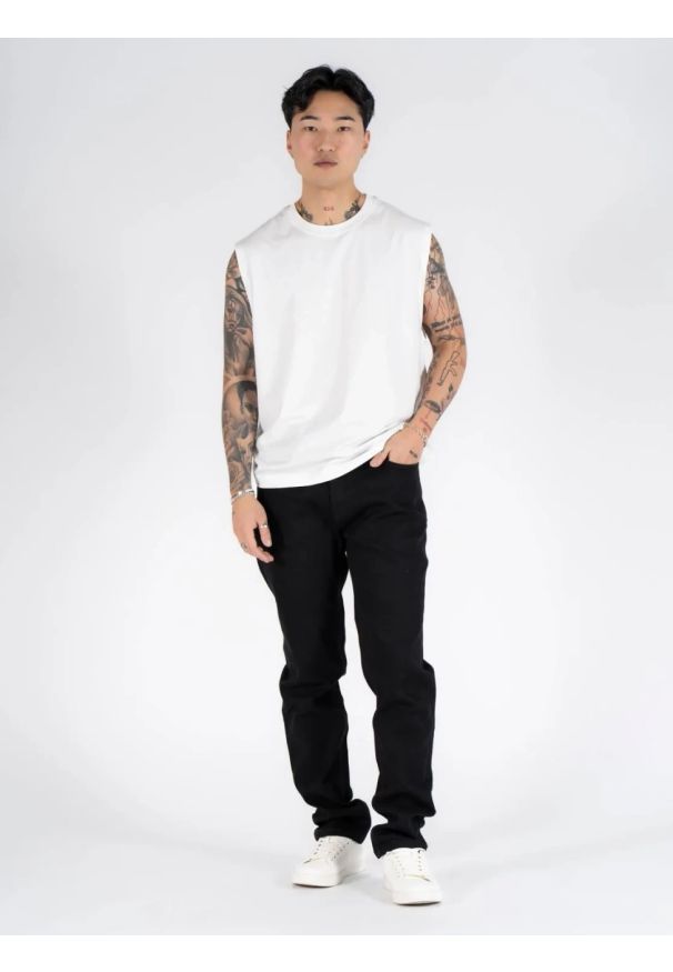 MARCUS - Męskie Spodnie Jeansowe Marcus Sebb 2214 Dry Black 14-200301