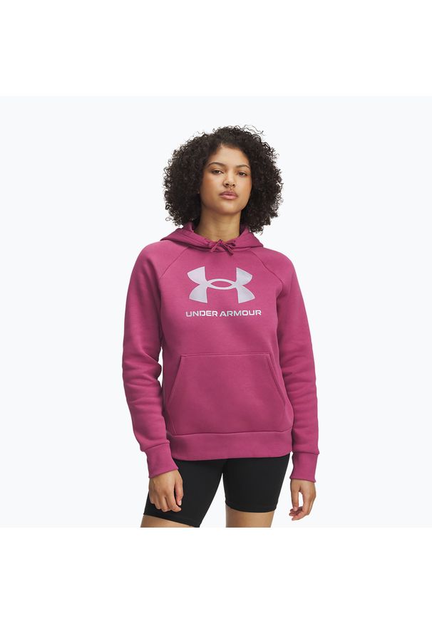 Bluza Under Armour Rival Feelce Shimmer Hoody. Kolor: różowy. Sport: fitness