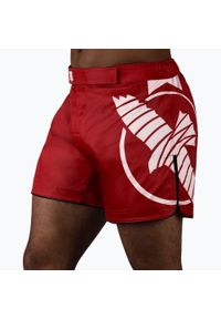 HAYABUSA - Spodenki treningowe męskie Hayabusa Icon Mid-Thigh MMA. Kolor: czerwony
