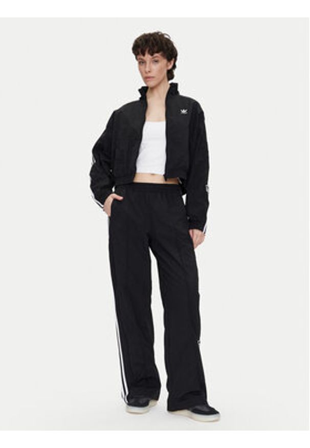 Adidas - adidas Bluza adicolor Adibreak JD0860 Czarny Loose Fit. Kolor: czarny. Materiał: syntetyk