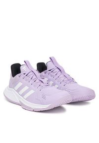 Adidas - adidas Buty halowe Court Flight JQ9210 Fioletowy. Kolor: fioletowy. Materiał: skóra #5
