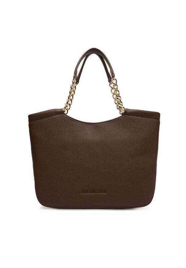 Love Moschino - LOVE MOSCHINO Torebka JC4031PP1NLT0301 Brązowy. Kolor: brązowy. Materiał: skórzane