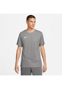 T-shirt sportowy z krótkim rękawem męski Nike Dri-Fit Park 20 Tee. Kolor: szary. Materiał: bawełna, poliester. Długość rękawa: krótki rękaw. Technologia: Dri-Fit (Nike). Długość: krótkie #1