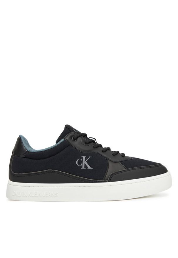 Calvin Klein Jeans Sneakersy Classic Cupsole Tech Ripstop YM0YM01202 Czarny. Kolor: czarny. Materiał: skóra