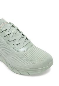 skechers - Skechers Sneakersy Bobs B Flex Hi-Flying Hi 117385/SAGE Zielony. Kolor: zielony. Materiał: materiał