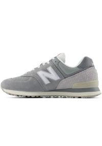 Sneakersy męskie New Balance U574BKR. Okazja: na co dzień, do pracy, na spacer. Kolor: szary. Model: New Balance 574. Sport: turystyka piesza #6