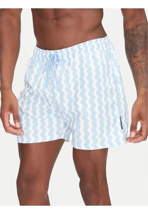YSABEL MORA - Ysabel Mora Szorty kąpielowe 90377 Błękitny Regular Fit. Kolor: niebieski. Materiał: syntetyk