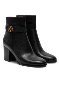 Tory Burch Botki T Lock 158808 Czarny. Kolor: czarny. Materiał: skóra #5