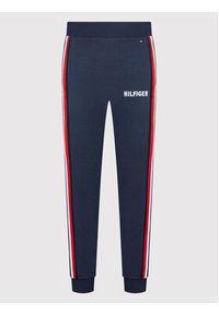 TOMMY HILFIGER - Tommy Hilfiger Spodnie dresowe UM0UM02441 Granatowy Regular Fit. Kolor: niebieski. Materiał: bawełna #6