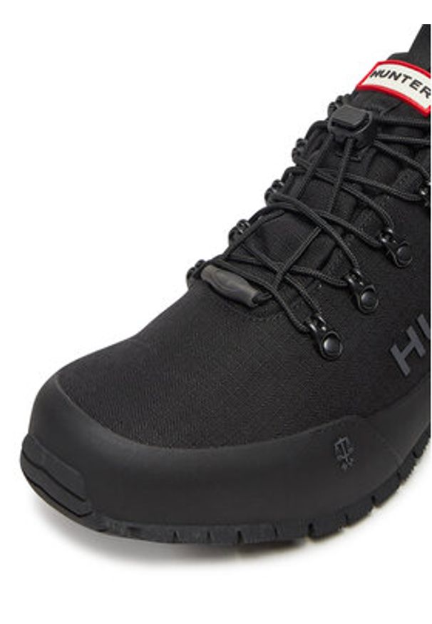 Hunter Trekkingi H8-221 Czarny. Kolor: czarny. Materiał: syntetyk, materiał. Sport: turystyka piesza