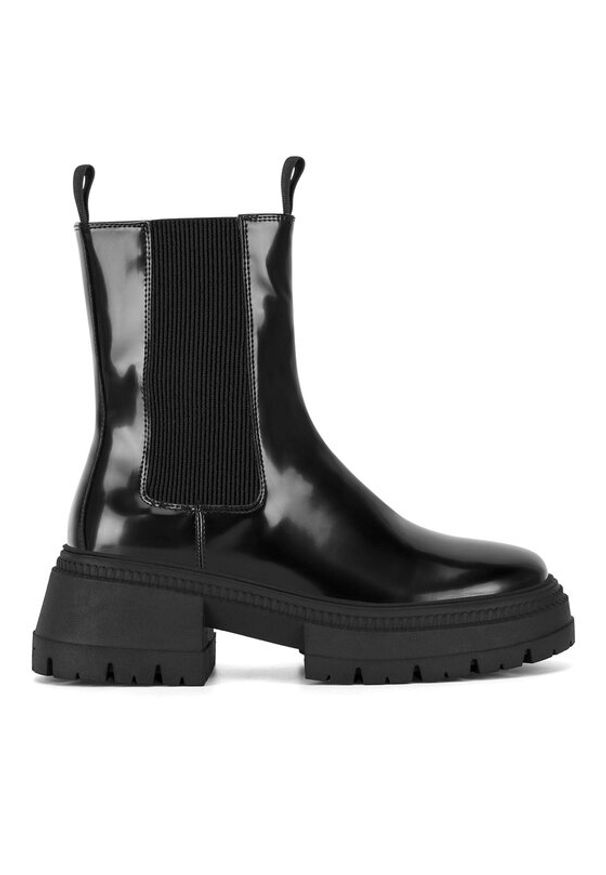 Nine West Sztyblety WFA3033-8 Czarny. Kolor: czarny. Materiał: materiał