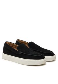 Calvin Klein Półbuty Moccasin Suede HM0HM01794 Czarny. Kolor: czarny. Materiał: zamsz, skóra #5