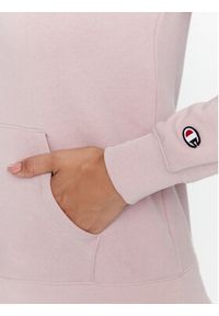 Champion Bluza Hooded Sweatshirt 116579 Różowy Regular Fit. Kolor: różowy. Materiał: bawełna #3