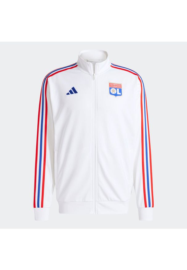 Adidas - Bluza piłkarska treningowa ADIDAS Olympique de Marseille 25/26. Materiał: dresówka. Sport: piłka nożna