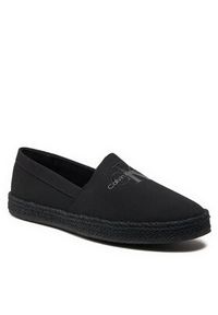 Calvin Klein Jeans Espadryle Espadrille Slipon Ml YM0YM00935 Czarny. Kolor: czarny. Materiał: materiał #2
