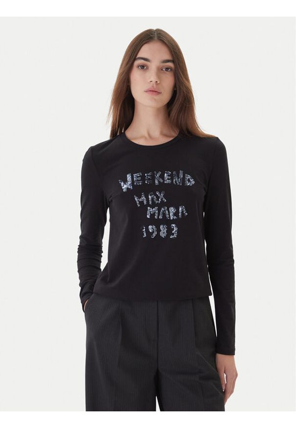 Weekend Max Mara Bluzka Renoir 2525946032 Czarny Regular Fit. Kolor: czarny. Materiał: bawełna