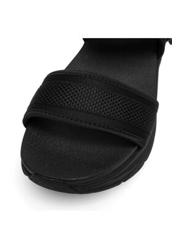 skechers - Skechers Sandały D'LUX WALKER 119824 BBK Czarny. Kolor: czarny. Materiał: materiał