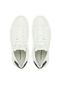 Calvin Klein Jeans Sneakersy Chunky Cupsole Low Mg YW0YW01769 Biały. Kolor: biały. Materiał: skóra