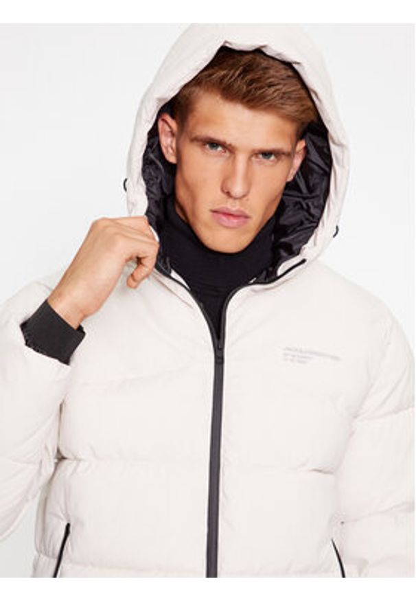 Jack & Jones - Jack&Jones Kurtka zimowa 12236065 Écru Regular Fit. Materiał: syntetyk. Sezon: zima