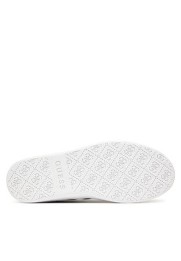 Guess Sneakersy FLTNAO LEA12 Czarny. Kolor: czarny. Materiał: skóra