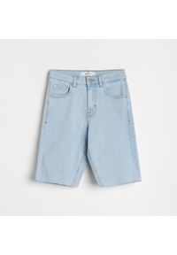 Reserved - Jeansowe szorty - Niebieski. Kolor: niebieski. Materiał: jeans #1
