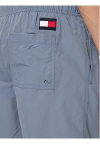 TOMMY HILFIGER - Tommy Hilfiger Szorty kąpielowe UM0UM02048 Niebieski Slim Fit. Kolor: niebieski. Materiał: syntetyk #3