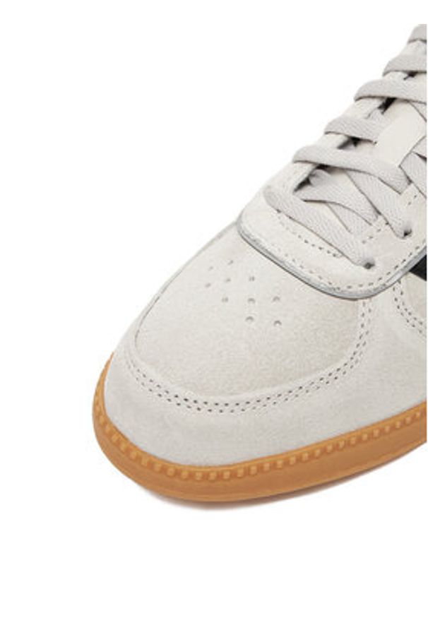 Adidas - adidas Sneakersy BREAKNET SLEEK JR0689 Szary. Kolor: szary. Materiał: skóra, zamsz