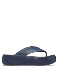 Crocs Japonki Getaway Platform Flip 209410 Granatowy. Kolor: niebieski. Obcas: na platformie
