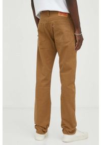 Levi's® - Levi's jeansy 513 SLIM STRAIGHT męskie kolor brązowy. Okazja: na spotkanie biznesowe. Kolor: brązowy. Styl: biznesowy #2