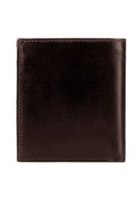 Wittchen - Męski portfel ze skóry mały brązowy. Kolor: brązowy. Materiał: skóra. Wzór: aplikacja #3
