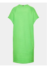 Tommy Hilfiger Curve Sukienka codzienna WW0WW39253 Zielony Regular Fit. Okazja: na co dzień. Kolor: zielony. Materiał: bawełna, syntetyk. Typ sukienki: proste. Styl: casual #2