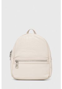 Steve Madden plecak Bamiri damski kolor beżowy mały gładki SM13001156. Kolor: beżowy. Materiał: poliester. Wzór: gładki #1