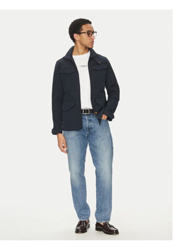 G-Star RAW - G-Star Raw Kurtka przejściowa Rovic D26117-D908 C742 Granatowy Regular Fit. Kolor: niebieski. Materiał: syntetyk
