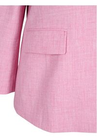 Zizzi Marynarka M90007A Różowy Regular Fit. Kolor: różowy. Materiał: syntetyk #2