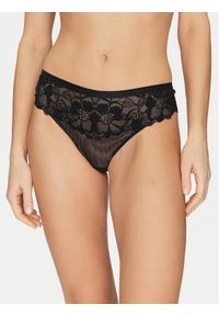 Hunkemöller Biustonosz z fiszbiną Sophia 300458 Czarny. Kolor: czarny. Materiał: syntetyk