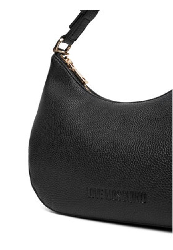 Love Moschino - LOVE MOSCHINO Torebka JC4018PP0NLT0000 Czarny. Kolor: czarny. Materiał: skórzane