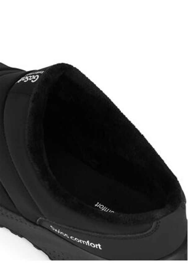 Go Soft Kapcie MF1661-1 Czarny. Kolor: czarny. Materiał: materiał