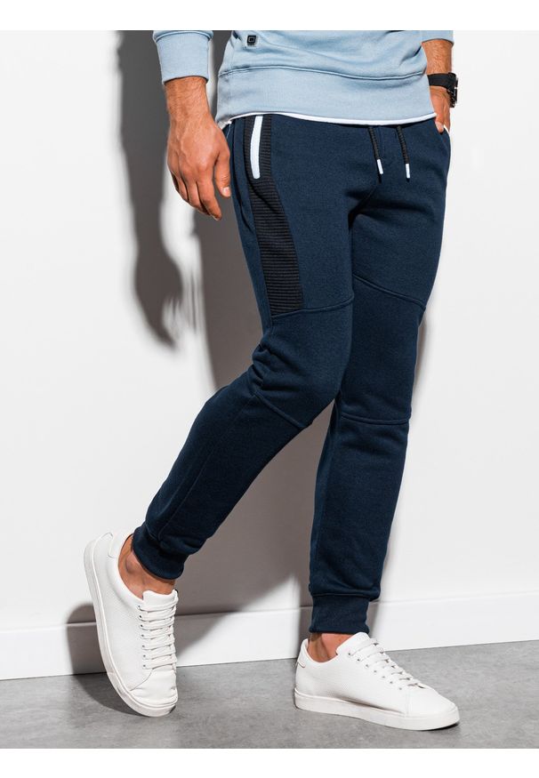 Niebieskie spodnie Ombre Clothing