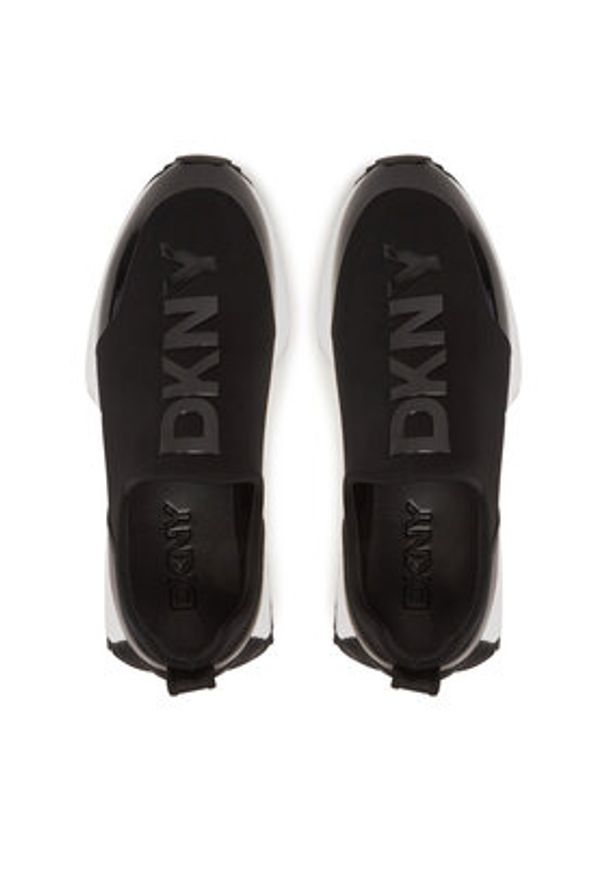 DKNY Sneakersy Nallen K1562302 Czarny. Kolor: czarny. Materiał: materiał