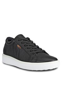 ecco - ECCO Sneakersy Soft 60 W Shoe . Delete 21920301001 Czarny. Kolor: czarny. Materiał: skóra