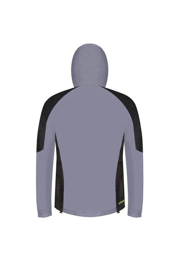 PROVIZ - Kurtka z kapturem odblaskowa Proviz outdoor. Typ kołnierza: kaptur. Kolor: szary. Sport: outdoor, kolarstwo, turystyka piesza