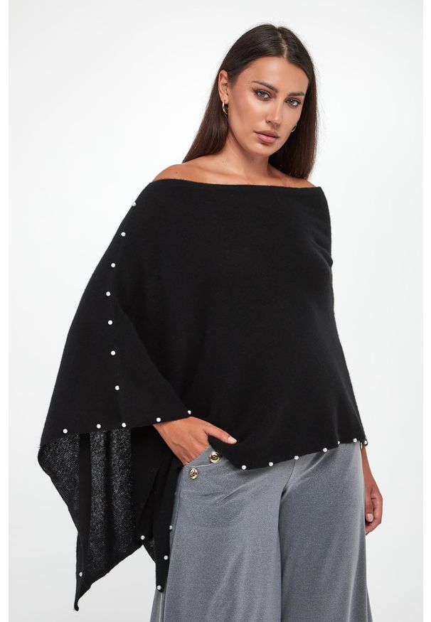 Joseph Ribkoff - Ponczo damskie kaszmirowe JOSEPH RIBKOFF. Materiał: kaszmir