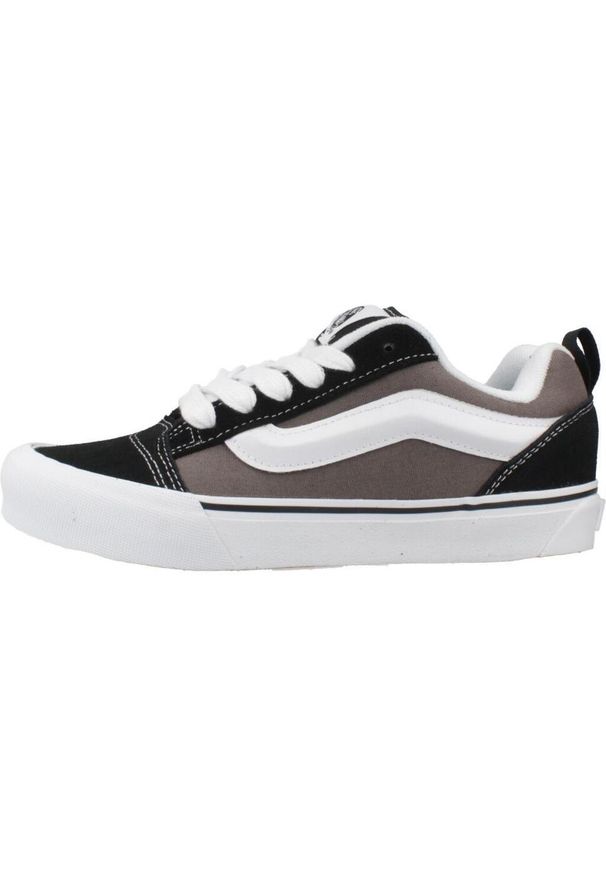 Vans - Kapcie VANS KNU SKOOL Czarny. Kolor: czarny. Materiał: tkanina, skóra
