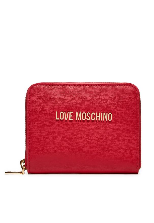 Love Moschino - Portfel damski LOVE MOSCHINO. Kolor: czerwony