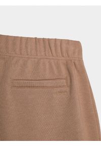 outhorn - Spodnie dresowe joggery męskie Outhorn - brązowe. Kolor: brązowy. Materiał: dresówka