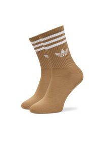 Adidas - adidas Skarpety długie 3-Stripes JZ4945 Kolorowy. Materiał: materiał, bawełna. Wzór: kolorowy
