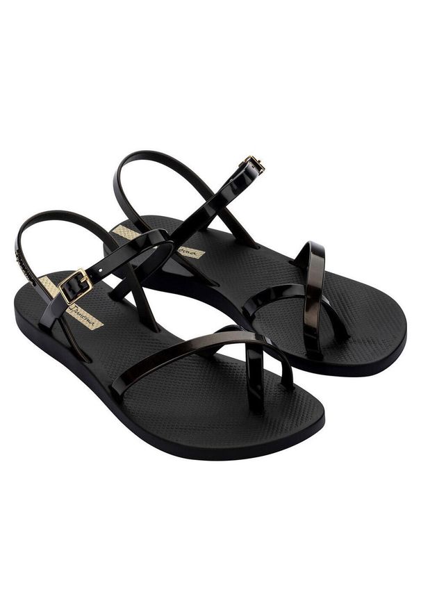 Buty do chodzenia damskie Ipanema Fashion Sand Viii Fem. Kolor: czarny. Materiał: materiał, syntetyk