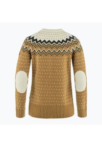 Sweter damski Fjällräven Övik Knit Sweater. Kolor: brązowy. Sport: turystyka piesza