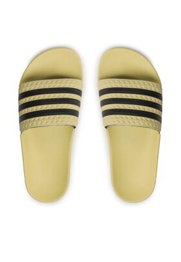 Adidas - adidas Klapki adilette Slides HP6510 Żółty. Kolor: żółty
